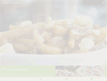 Tablet Screenshot of pizzasources.com